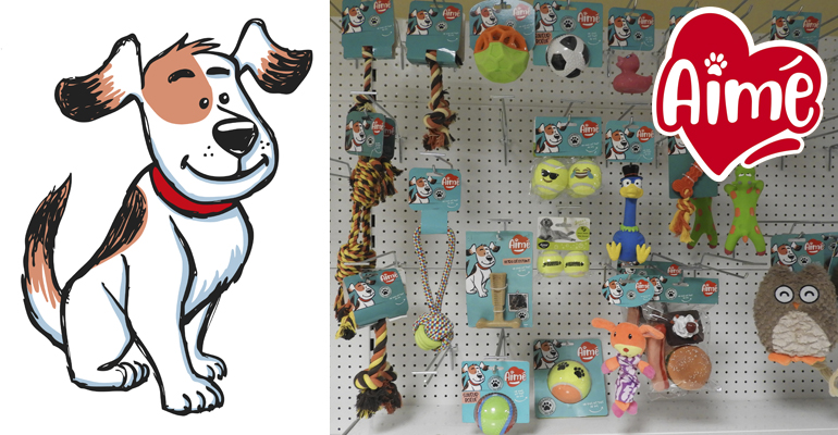 Mascotte Packaging Chien